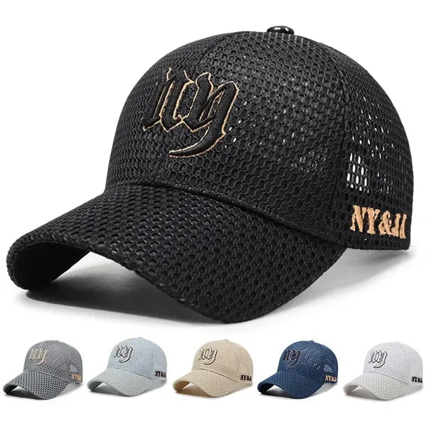 Full-mesh breathable baseball cap