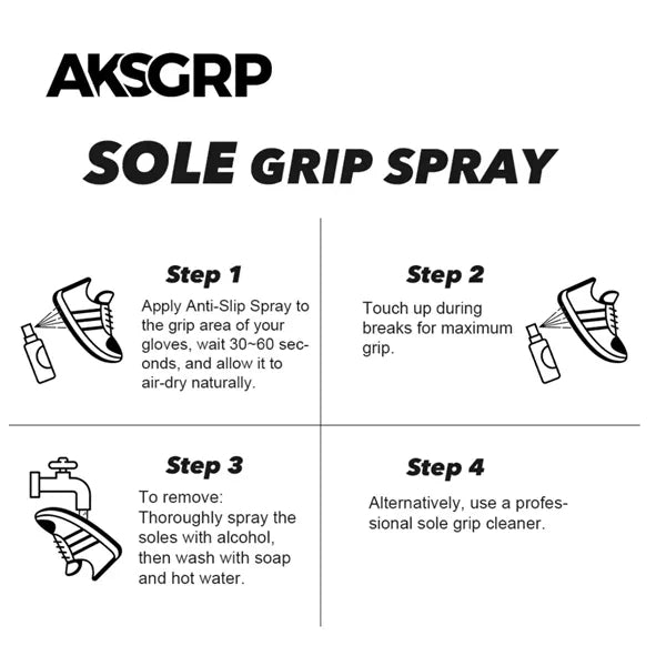 Sports Shoe Grip Spray, Provides Traction & Rejuvenates Sole