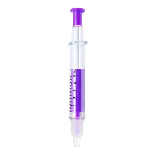 Syringe Shape Highlighter & Ballpoint Pen