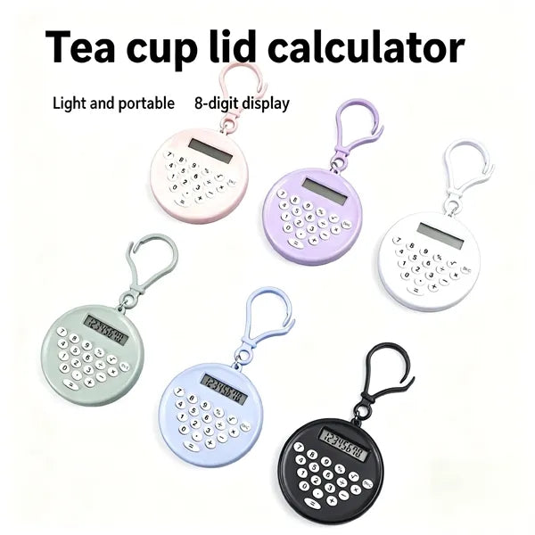 Calculator Keychain Pendant