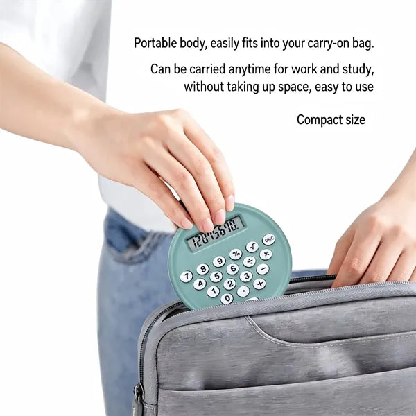 Calculator Keychain Pendant