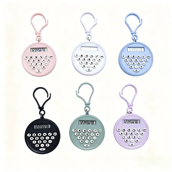 Calculator Keychain Pendant