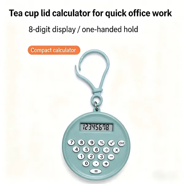 Calculator Keychain Pendant