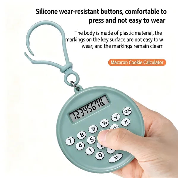 Calculator Keychain Pendant