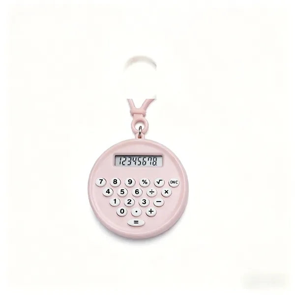 Calculator Keychain Pendant