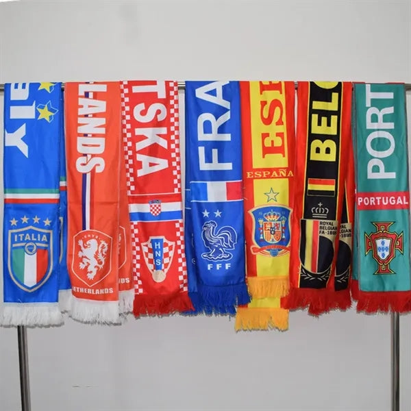 Acrylic Knit Soccer Scarf for Fans