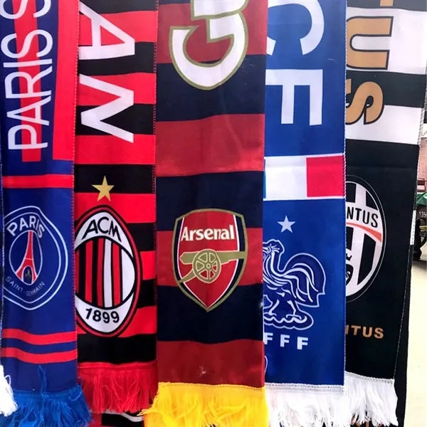 Acrylic Knit Soccer Scarf for Fans