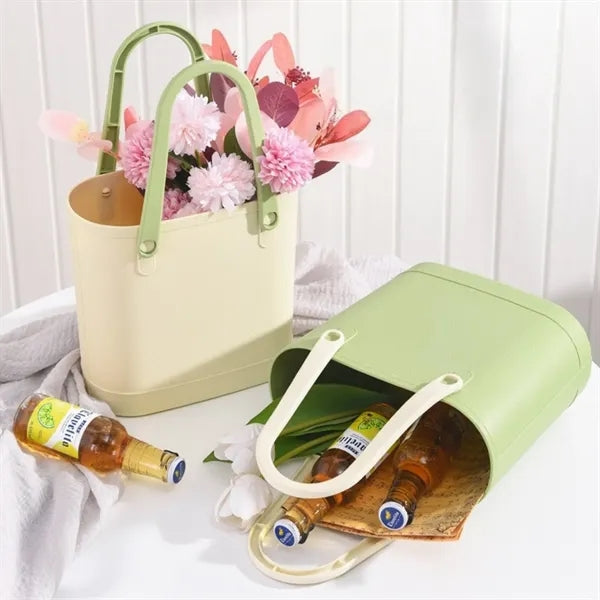 Thick Handle Beach Tote Pool Camping Carry Bag