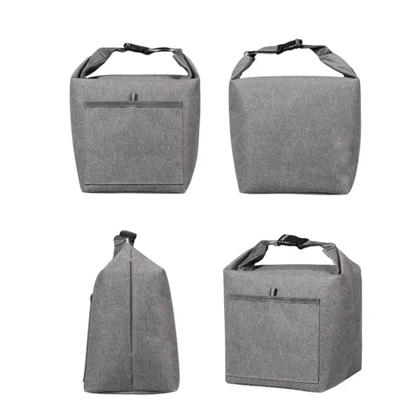 Premium Heathered Polyester Insulated Lunch Tote
