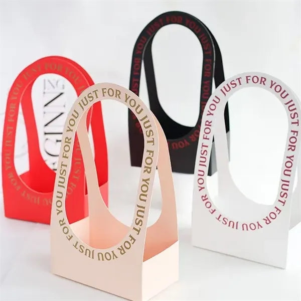 Kraft Paper Bouquet Gift Tote Bag W/ Handle