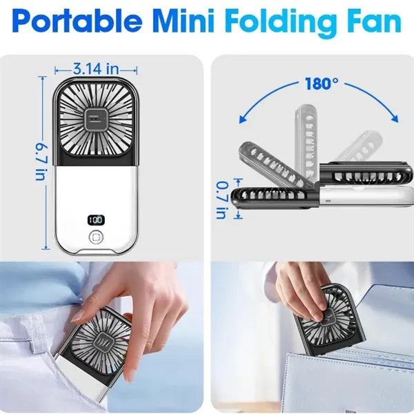Multifunctional Mini Portable Handheld Fan
