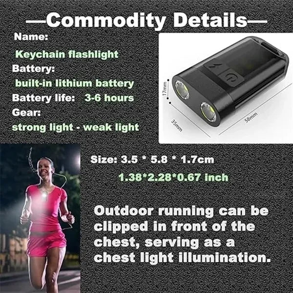 Portable LED Pocket Flashlight