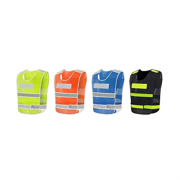 Premium Reflective Safety Vest With Pockets Full Color Print