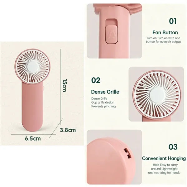 Battery Version Handheld Mini Portable Small Electric Fan