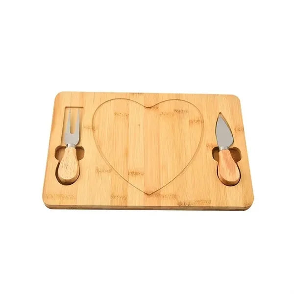 Heart-Shaped Cutting Board Set