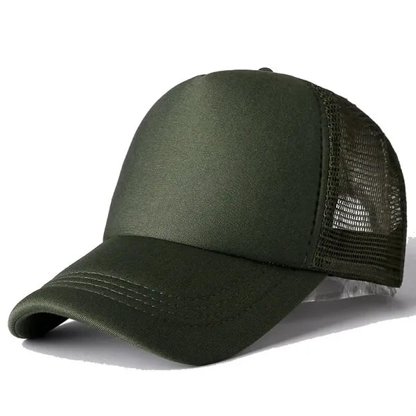 5-Panel Mesh Baseball Trucker Cap