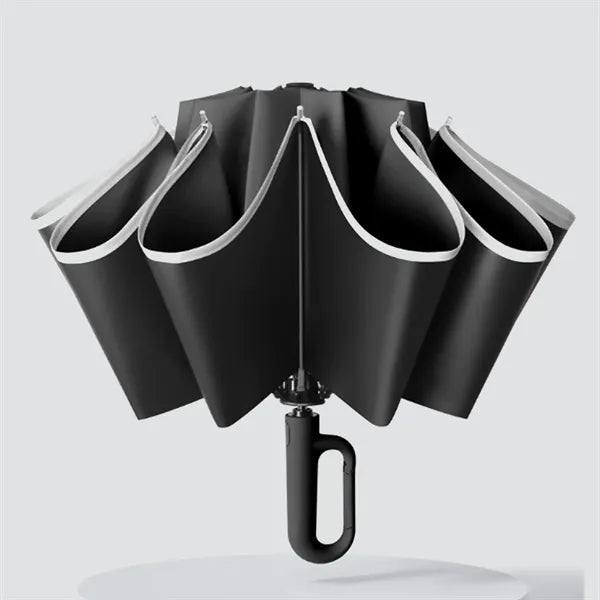 Windproof Compact Travel Umbrella With Ergonomic Handle