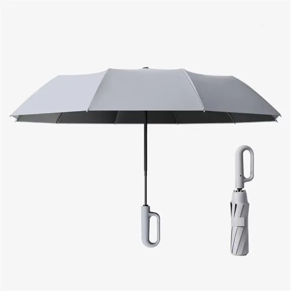 Windproof Compact Travel Umbrella With Ergonomic Handle