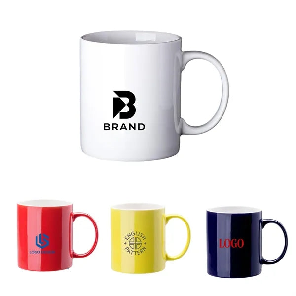 Logo Ceramic Mugs with Sublimation Coating