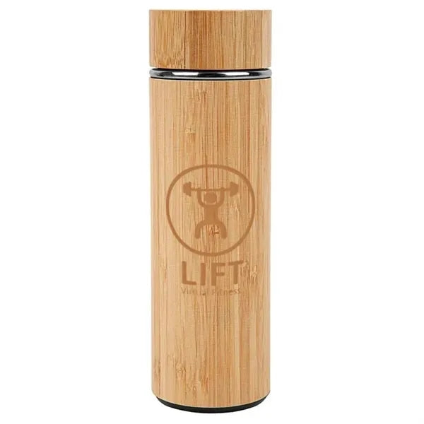 16oz. Vacuum-Sealed Eco Bamboo Bottle
