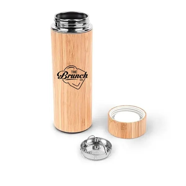 16oz. Vacuum-Sealed Eco Bamboo Bottle