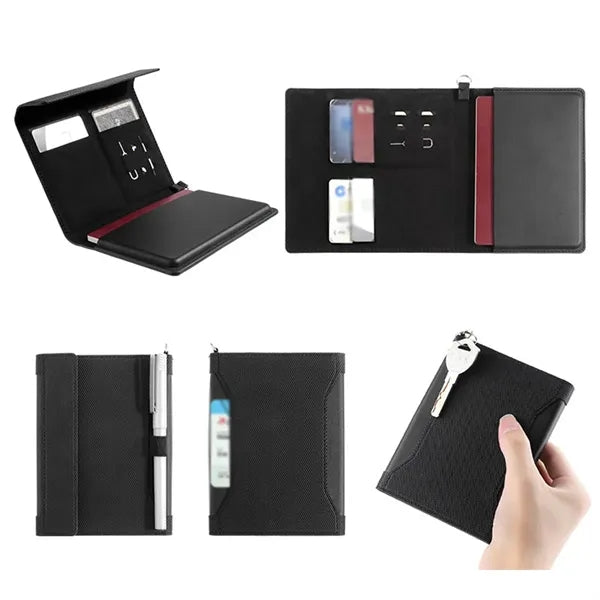 Versatile RDIF Shielded Magnetic Clasp Passport Holder