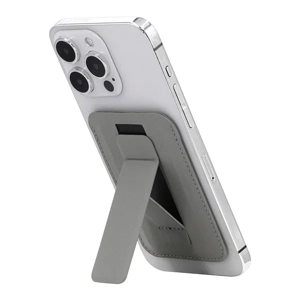 Magnetic Small PU Leather Card and Phone Holder