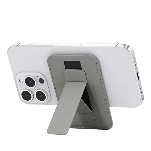 Magnetic Small PU Leather Card and Phone Holder