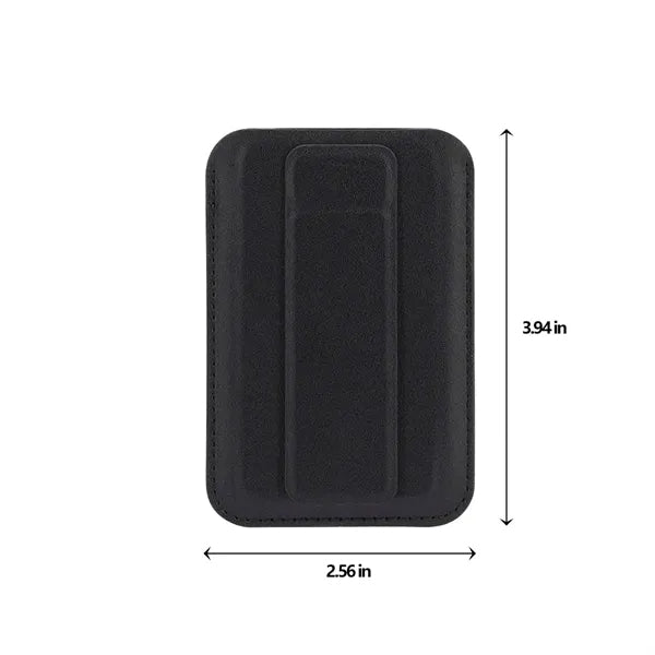 Magnetic Small PU Leather Card and Phone Holder