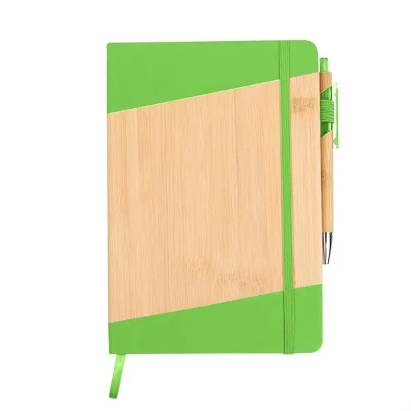 Bamboo Journal With Pen Set