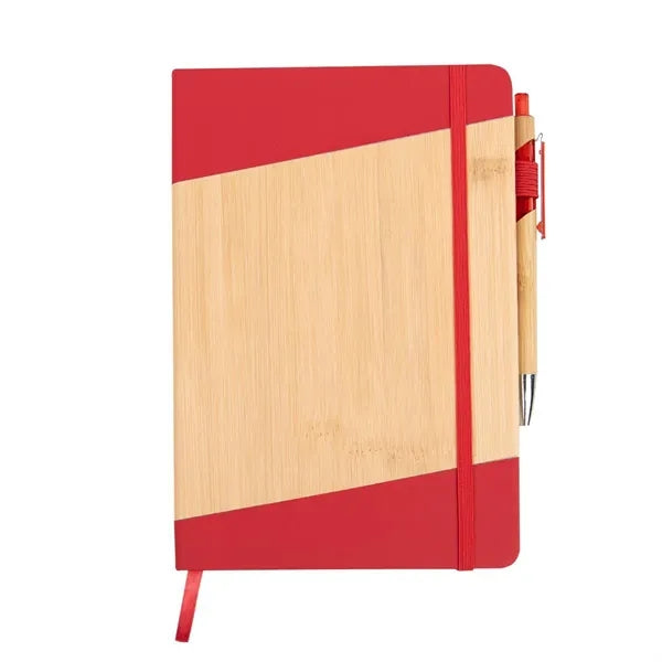 Bamboo Journal With Pen Set