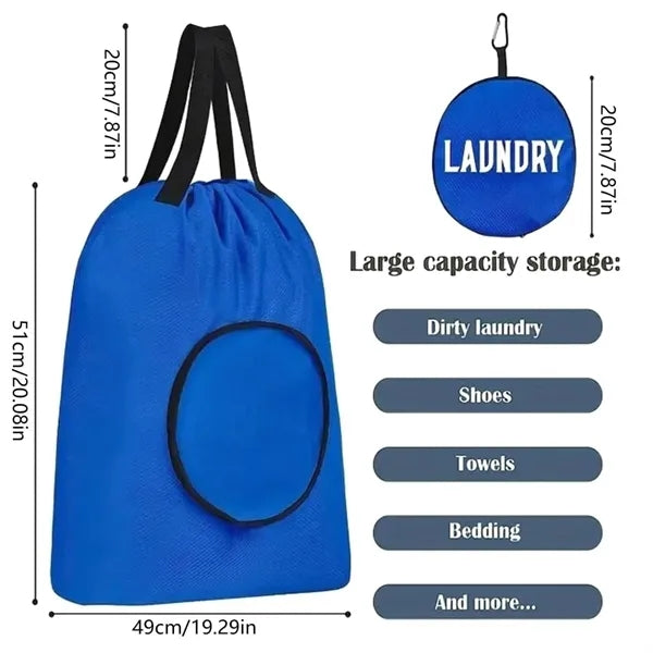Travel Laundry Bag with Strap