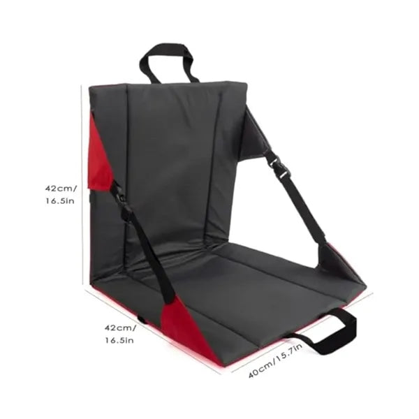 Folding Stadium Seat Cushion with Backrest