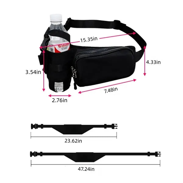 Outdoor Water Bottle Waist Bag
