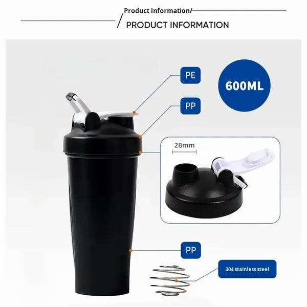 20 Oz Classic Protein Shaker Bottle