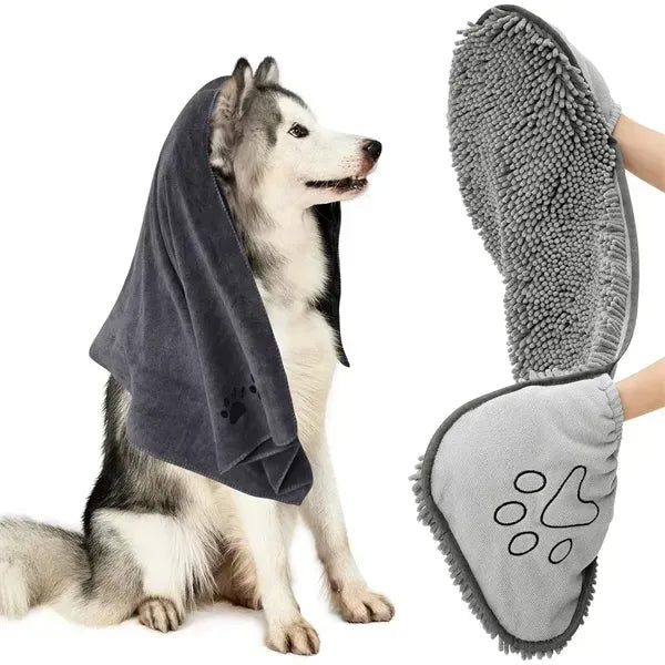 Super Absorbent Chenille Pet Drying Towel