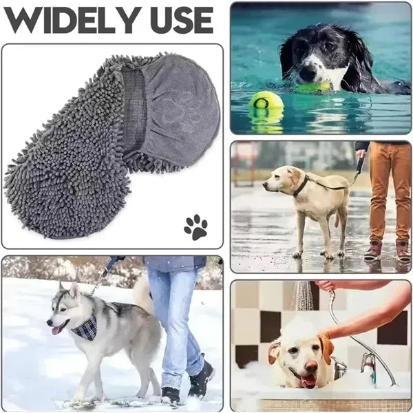 Super Absorbent Chenille Pet Drying Towel