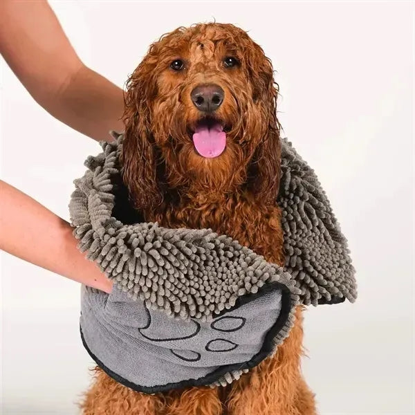 Super Absorbent Chenille Pet Drying Towel