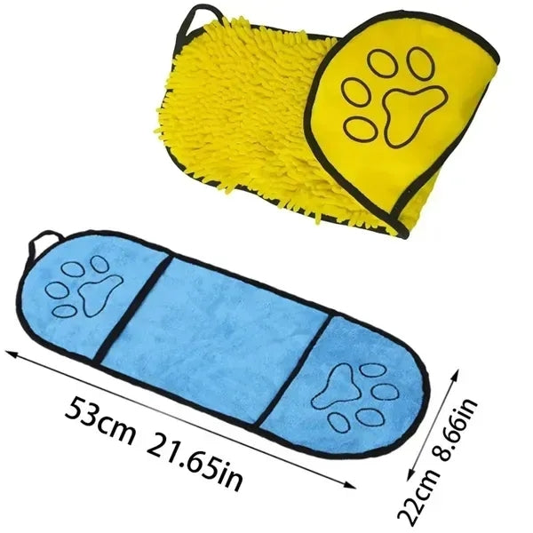 Super Absorbent Chenille Pet Drying Towel