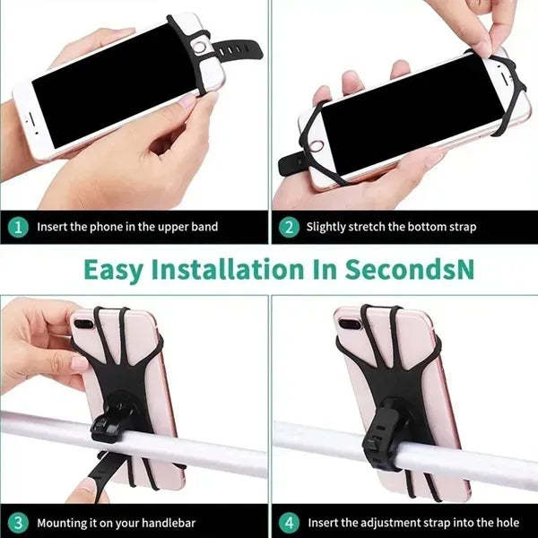 360 degrees Rotating Universal Bicycle Phone Holder