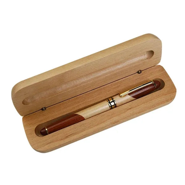 Engraved Bamboo & Wooden Ballpoint Pen