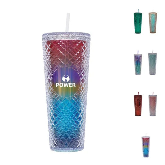 Plastic Double Lattice Cup