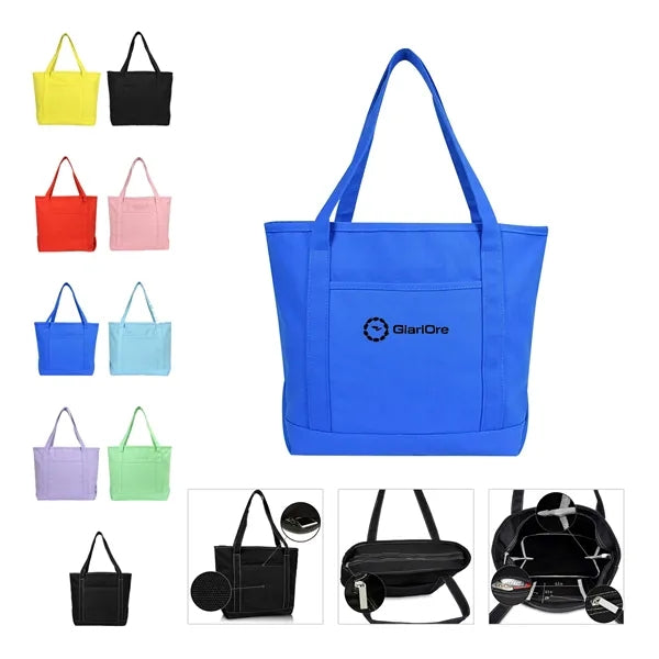 Canvas Boat Tote Grocery Bag