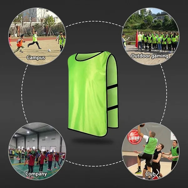 Breathable Mesh Scrimmage Training Vests for Soccer
