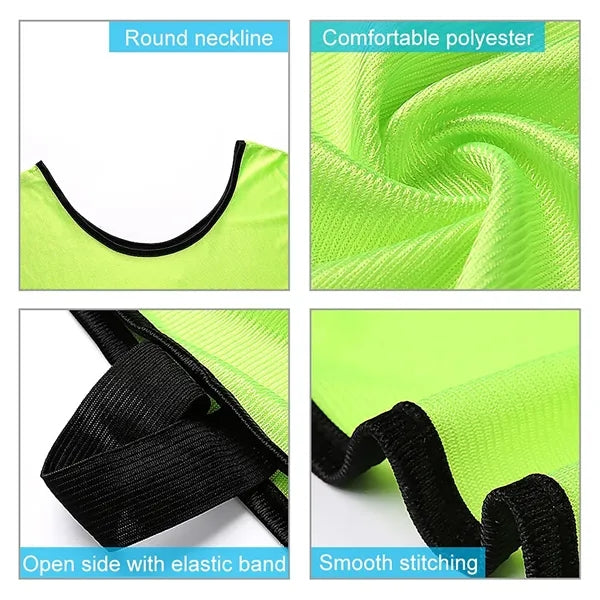 Breathable Mesh Scrimmage Training Vests for Soccer