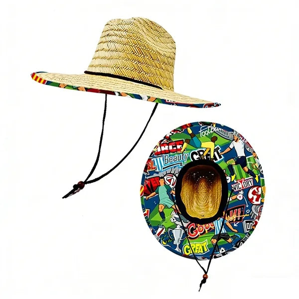 Summer Straw Hat For Beach Activities