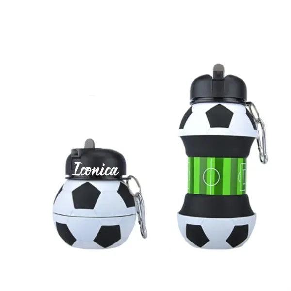 Football Shaped Silicone Folding Cup