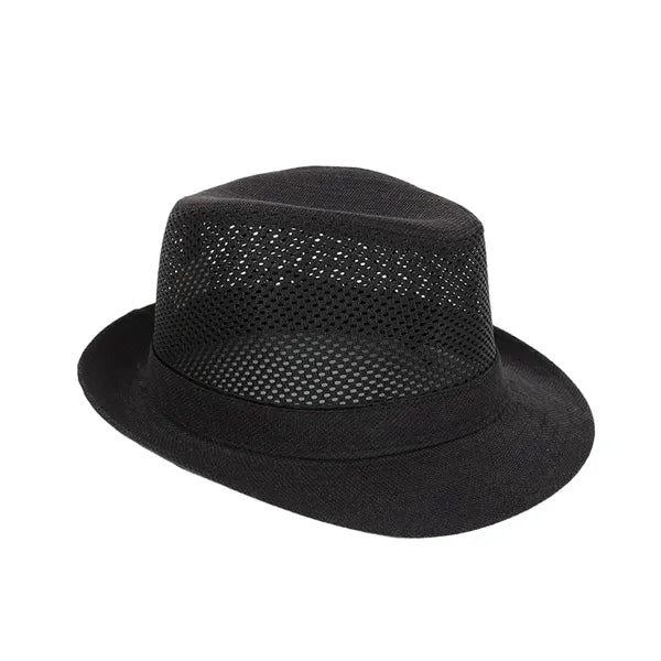 Breathable Summer Vintage Panama Sun Hat Made of Bamboo