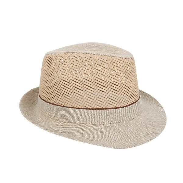 Breathable Summer Vintage Panama Sun Hat Made of Bamboo