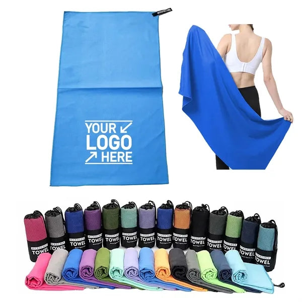 31.4 Inch Microfiber Double-Faced Pile Sports Towel